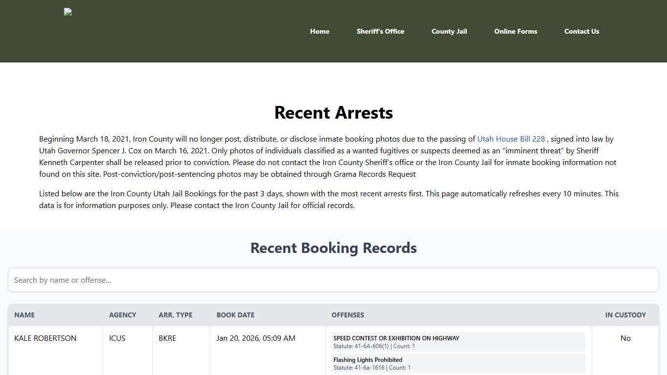 Iron County Sheriff's Office